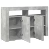 Széf Beton szürke 116 x 30 x 75 cm Faanyag