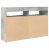 Széf Beton szürke 116 x 30 x 75 cm Faanyag