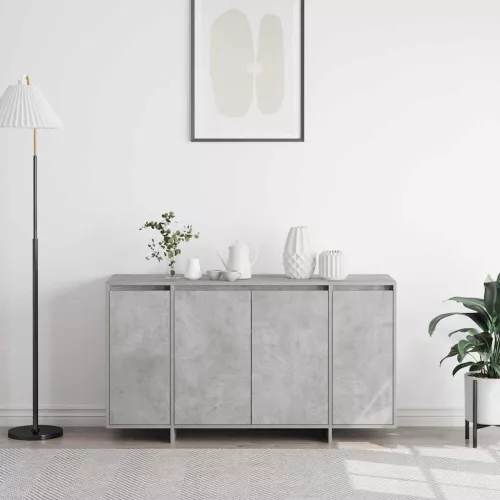 Széf Beton szürke 135 x 41 x 69 cm Faanyag