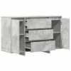 Széf fiókkal Beton szürke 120 x 41 x 75 cm Faanyag