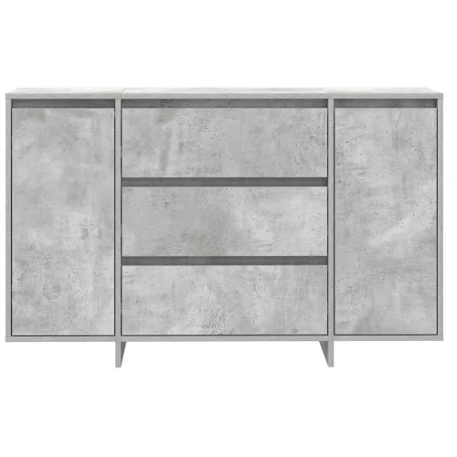Széf fiókkal Beton szürke 120 x 41 x 75 cm Faanyag