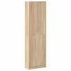 Ruhásszekrény polcokkal sonoma tölgy 55 x 25 x 189 cm Faanyag