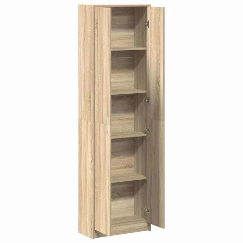 Ruhásszekrény polcokkal sonoma tölgy 55 x 25 x 189 cm Faanyag