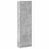 Ruhásszekrény polcokkal Beton szürke 55 x 25 x 189 cm Faanyag