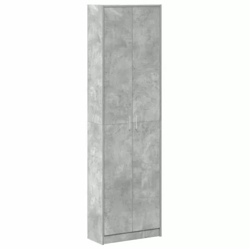 Ruhásszekrény polcokkal Beton szürke 55 x 25 x 189 cm Faanyag