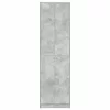 Ruhásszekrény polcokkal Beton szürke 55 x 25 x 189 cm Faanyag
