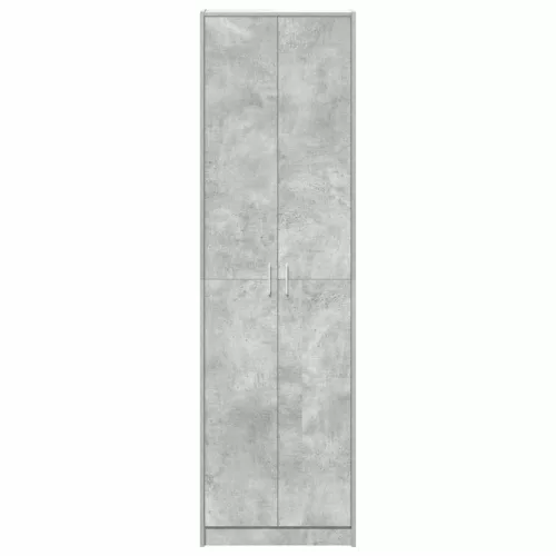 Ruhásszekrény polcokkal Beton szürke 55 x 25 x 189 cm Faanyag