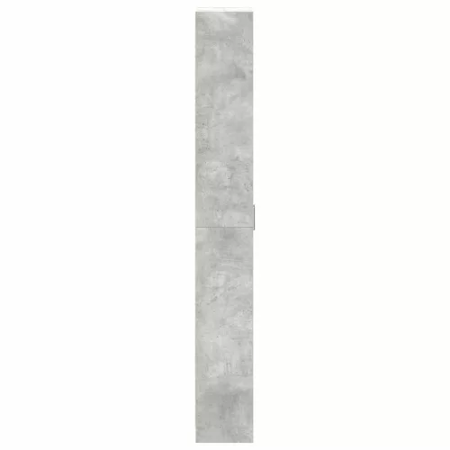Ruhásszekrény polcokkal Beton szürke 55 x 25 x 189 cm Faanyag