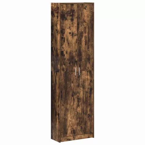 Ruhásszekrény polcokkal Füstölt tölgy 55 x 25 x 189 cm Faanyag