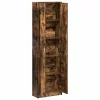Ruhásszekrény polcokkal Füstölt tölgy 55 x 25 x 189 cm Faanyag