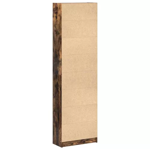Ruhásszekrény polcokkal Füstölt tölgy 55 x 25 x 189 cm Faanyag