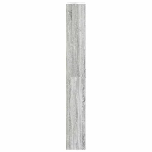 Ruhásszekrény polcokkal Szürke sonoma 55 x 25 x 189 cm Faanyag