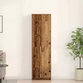 Ruhásszekrény polcokkal Régi fa 55 x 25 x 189 cm Faanyag