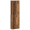 Ruhásszekrény polcokkal Régi fa 55 x 25 x 189 cm Faanyag