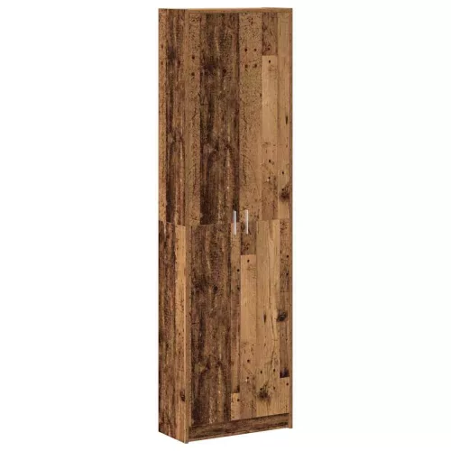 Ruhásszekrény polcokkal Régi fa 55 x 25 x 189 cm Faanyag