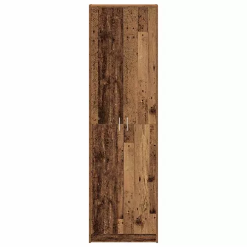 Ruhásszekrény polcokkal Régi fa 55 x 25 x 189 cm Faanyag