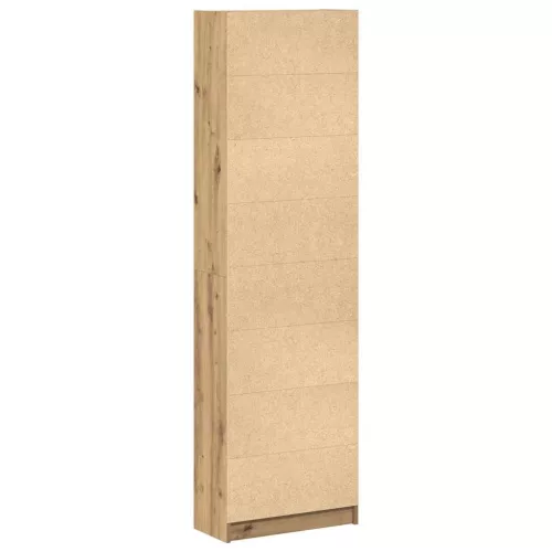 Ruhásszekrény polcokkal kézműves tölgy 55 x 25 x 189 cm Faanyag
