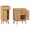 Fürdőszobai bútor szett fiókkal 2 pcs Barna 114 x 43 x 73.5 cm