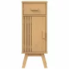 Fürdőszobai bútor szett fiókkal 3 pcs Barna 114 x 43 x 73.5 cm
