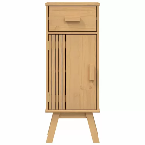 Fürdőszobai bútor szett fiókkal 3 pcs Barna 114 x 43 x 73.5 cm