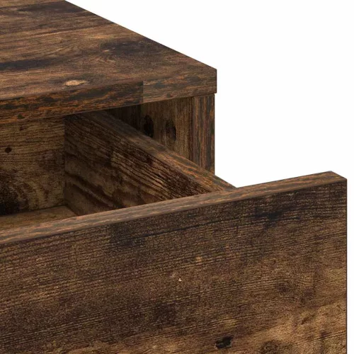 Öltözködőasztal fiókkal Barna 78.5 x 41 x 135 cm Faanyag