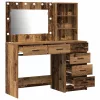 Öltözködőasztal fiókkal Barna 78.5 x 41 x 135 cm Faanyag