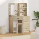 Öltözködőasztal fiókkal 2 pcs Barna 50 x 41 x 135 cm Faanyag