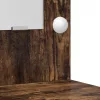 Öltözködőasztal fiókkal 2 pcs Barna 50 x 41 x 135 cm Faanyag