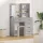 Öltözködőasztal fiókkal 2 pcs Szürke 50 x 41 x 135 cm Faanyag