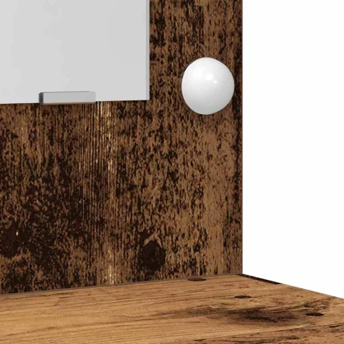 Öltözködőasztal fiókkal 2 pcs Barna 50 x 41 x 135 cm Faanyag