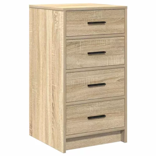 Öltözködőasztal fiókkal 3 pcs Barna 40 x 41 x 135 cm Faanyag