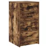 Öltözködőasztal fiókkal 3 pcs Barna 40 x 41 x 135 cm Faanyag