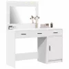 Öltözködőasztal fiókkal 2 pcs Fehér 40 x 41 x 75 cm Faanyag