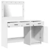 Öltözködőasztal fiókkal 2 pcs Fehér 40 x 41 x 75 cm Faanyag