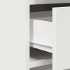 Öltözködőasztal fiókkal 2 pcs Fehér 40 x 41 x 75 cm Faanyag