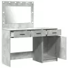 Öltözködőasztal fiókkal 2 pcs Szürke 40 x 41 x 75 cm Faanyag
