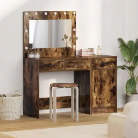   Öltözködőasztal fiókkal 2 pcs Barna 40 x 41 x 75 cm Faanyag
