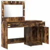 Öltözködőasztal fiókkal 2 pcs Barna 40 x 41 x 75 cm Faanyag