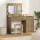 Öltözködőasztal fiókkal 2 pcs Barna 40 x 41 x 75 cm Faanyag