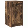 Öltözködőasztal fiókkal 2 pcs Barna 50 x 41 x 135 cm Faanyag