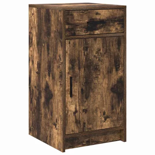 Öltözködőasztal fiókkal 3 pcs Barna 40 x 41 x 75 cm Faanyag