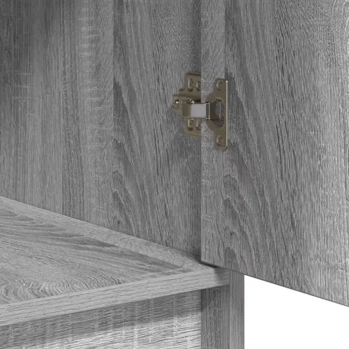 Öltözködőasztal fiókkal 3 pcs Szürke 40 x 41 x 75 cm Faanyag