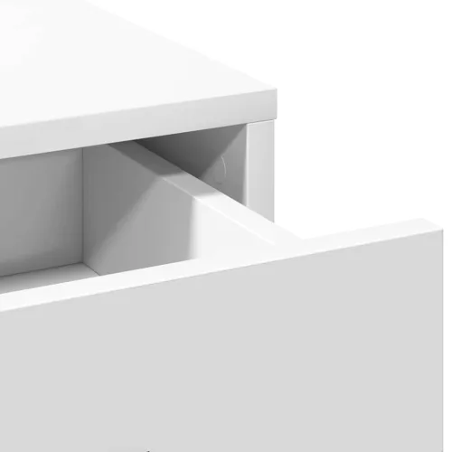 Öltözködőasztal fiókkal ajtóval Fehér 50 x 41 x 135 cm Faanyag