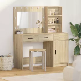   Öltözködőasztal fiókkal 2 pcs Barna 78.5 x 41 x 135 cm Faanyag