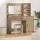Öltözködőasztal fiókkal 2 pcs Barna 78.5 x 41 x 135 cm Faanyag