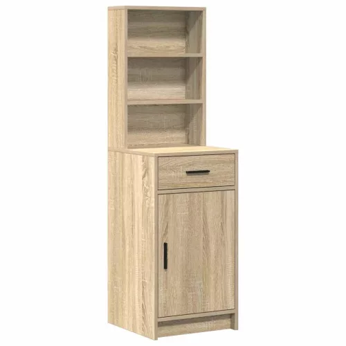 Sminkasztal Készlet 2 pcs Sonoma tölgy 50 x 41 x 135 cm Faanyag
