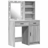 Sminkasztal Készlet 2 pcs Szürke sonoma 50 x 41 x 135 cm