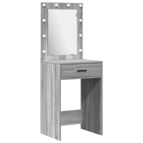Sminkasztal Készlet 2 pcs Szürke sonoma 50 x 41 x 135 cm