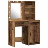 Sminkasztal Készlet 2 pcs Régi fa 50 x 41 x 135 cm Faanyag