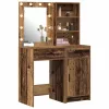 Sminkasztal Készlet 2 pcs Régi fa 50 x 41 x 135 cm Faanyag